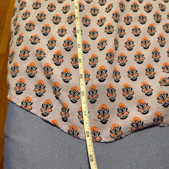 Matilda Jane Purple Long Sleeve Blouse with Mandarin Collar - Picture 4 of 6